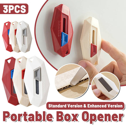 Diamond Mini Box Cutters 3 Pack Magnetic Rebound