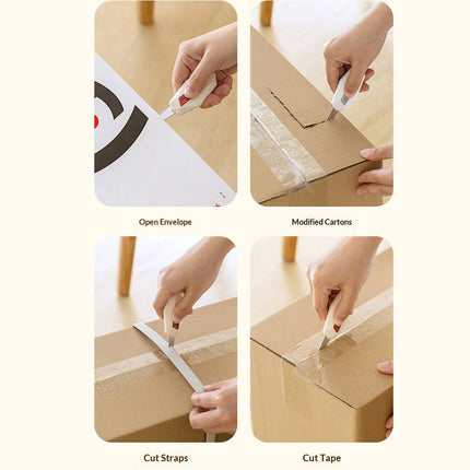 Diamond Mini Box Cutters 3 Pack Magnetic Rebound