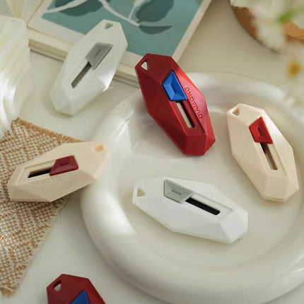 Diamond Mini Box Cutters 3 Pack Magnetic Rebound