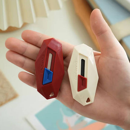 Diamond Mini Box Cutters 3 Pack Magnetic Rebound