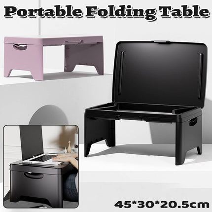 Portable Multifunctional Folding Table Lap Desk Lightweight Home Bedroom Use