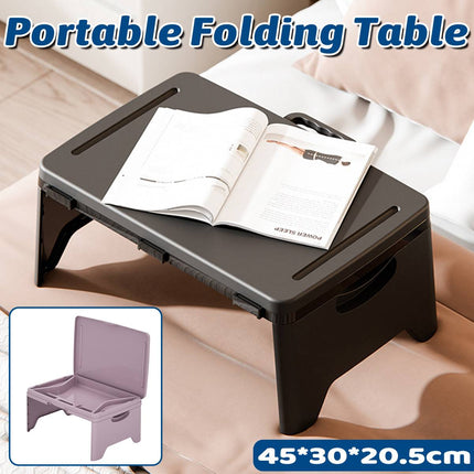 Portable Multifunctional Folding Table Lap Desk Lightweight Home Bedroom Use