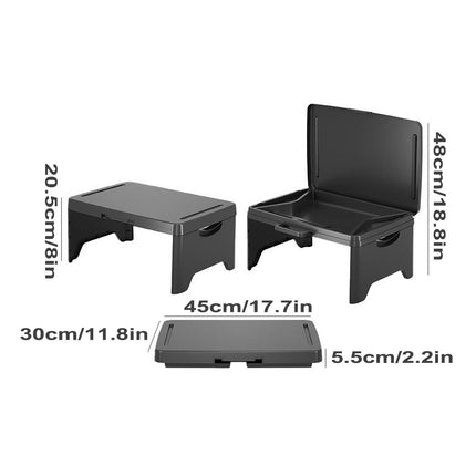 Portable Multifunctional Folding Table Lap Desk Lightweight Home Bedroom Use