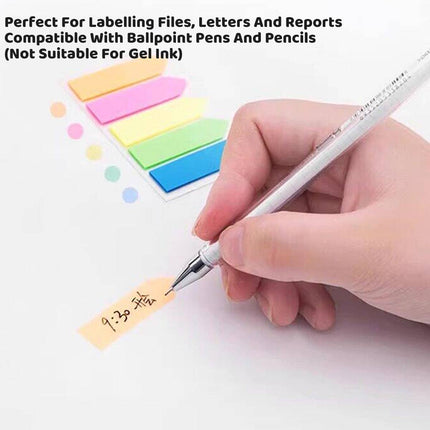 PET Fluorescent Index Tabs 15 Pack Mixed Styles