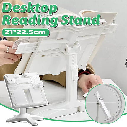 Adjustable Reading Book Stand Desktop Holder For Students Cookbook Textbook