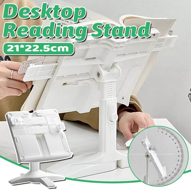 Adjustable Reading Book Stand Desktop Holder For Students Cookbook Textbook