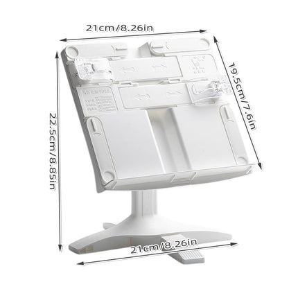 Adjustable Reading Book Stand Desktop Holder For Students Cookbook Textbook