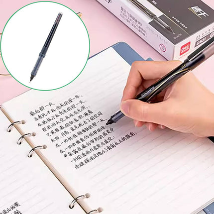 10 Pack Direct Liquid Rollerball Pen Refills 0.5mm Needle Tip Black Ink