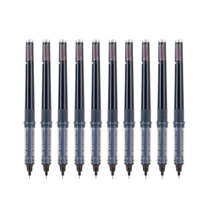10 Pack Direct Liquid Rollerball Pen Refills 0.5mm Needle Tip Black Ink
