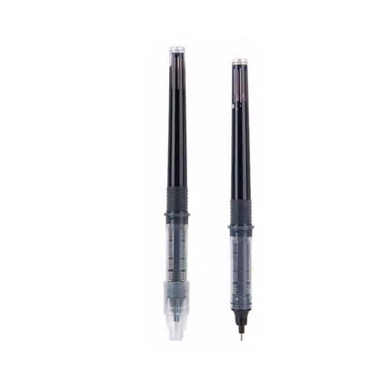 10 Pack Direct Liquid Rollerball Pen Refills 0.5mm Needle Tip Black Ink