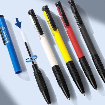 60Pcs Push Button Ballpoint Pen 0.7mm Medium Tip Office School Bulk Office Pens
