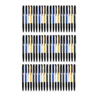 60Pcs Push Button Ballpoint Pen 0.7mm Medium Tip Office School Bulk Office Pens