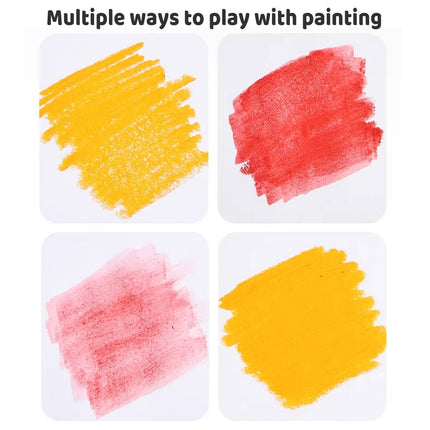 Rotating Silky Crayons Washable Twist Up Colour Sticks for Children Drawing Art