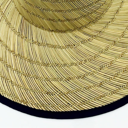 Handmade Braided Wide Brim Summer Straw Jazz Hat Beach Sun Protection Outdoor