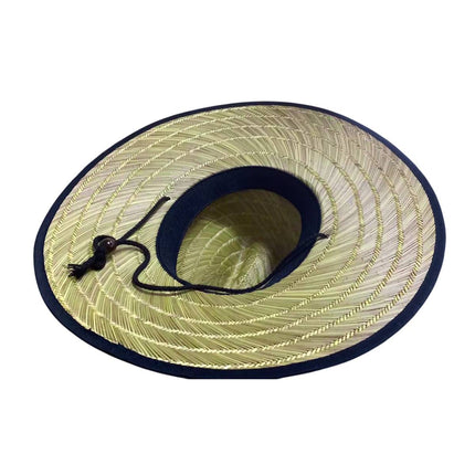 Handmade Braided Wide Brim Summer Straw Jazz Hat Beach Sun Protection Outdoor