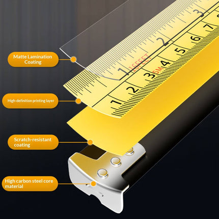 Makote Clear Case Steel Tape Measure 5m or 10m
