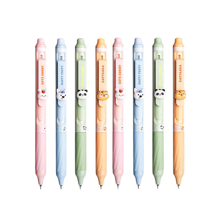 4 Pack Cute Animal Heat Erasable Press Gel Pens 0.5mm Student Office