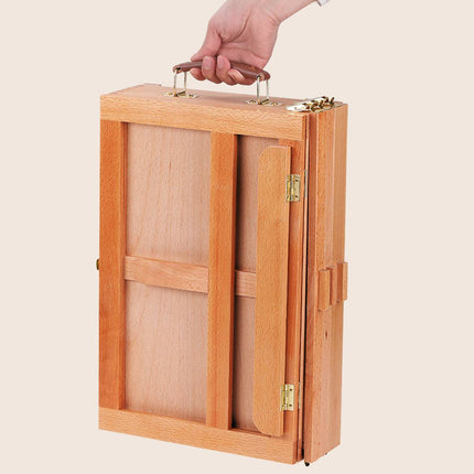 Wooden Three Tier Artist Craft Drawer Storage Box Studio Portable Art Organizer AU