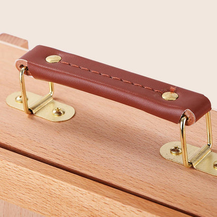 Wooden Three Tier Artist Craft Drawer Storage Box Studio Portable Art Organizer AU