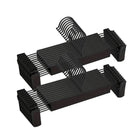 20Pcs Non Slip Plastic Trouser Hanger With Clips Home Wardrobe Storage Hanger