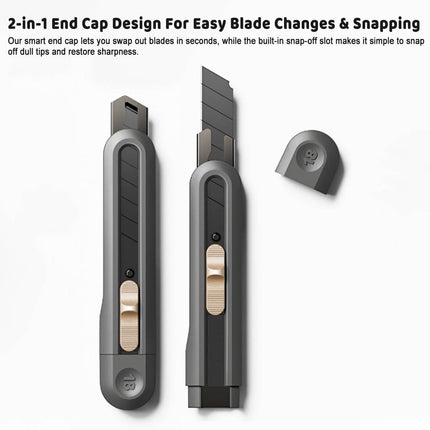 18mm Snap Off Utility Knives 3 Pack ABS Handle
