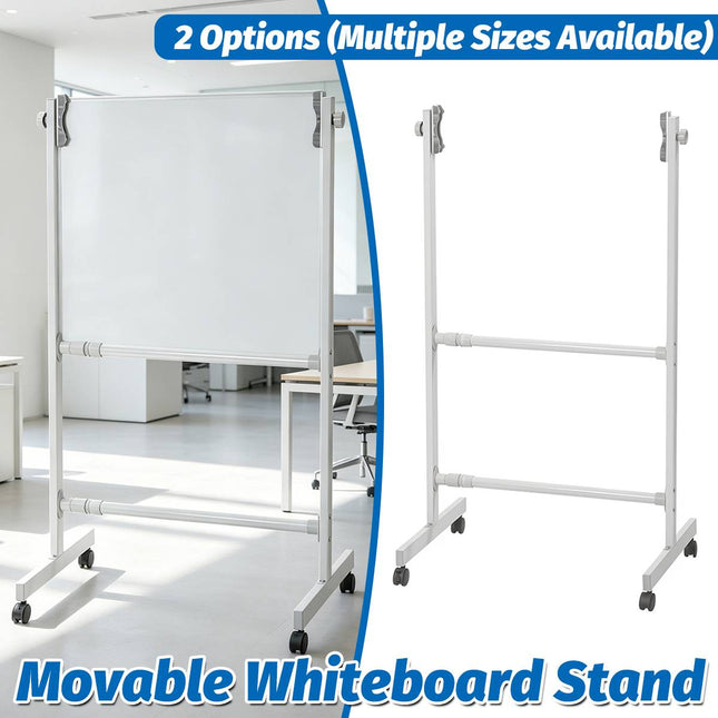 Mobile Whiteboard Stand Adjustable Width and Height