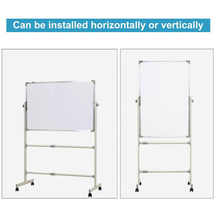 Mobile Whiteboard Stand Adjustable Width and Height