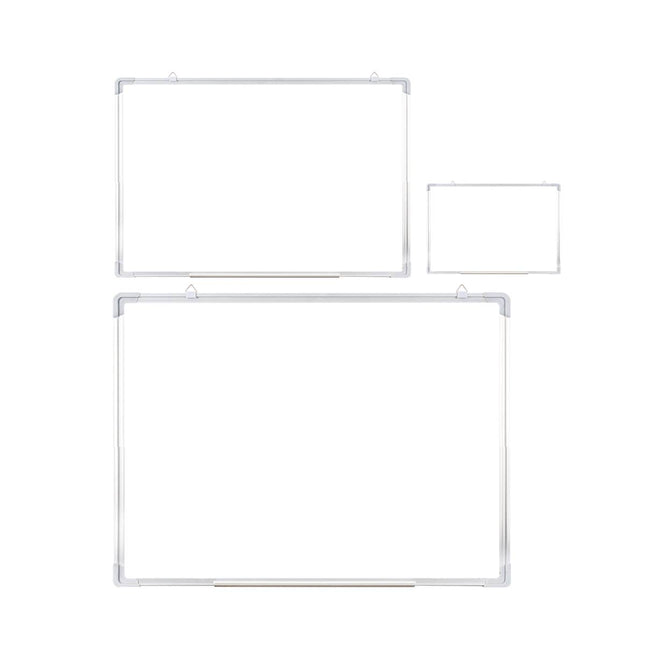 Double Sided Magnetic Whiteboard 3 Sizes Wall Mount
