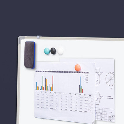 Double Sided Magnetic Whiteboard 3 Sizes Wall Mount