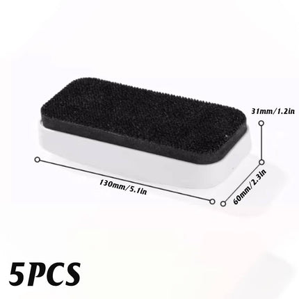 Deli Magnetic Whiteboard Eraser 5 Pack Large Pad