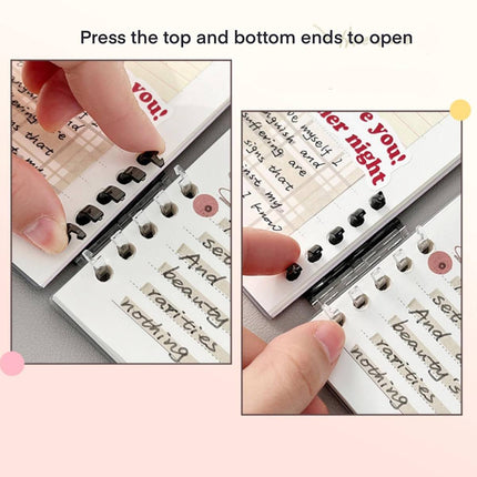 A5 Refillable Binder Notebook Blank Book 3 Refills