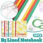 Kokuyo Campus B5 Fruit Cover Notebooks 40 Sheets 5pk