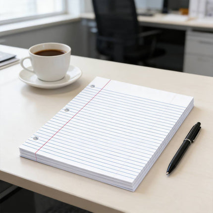 Letter Size 3 Hole Lined Refill Paper 200 Sheets
