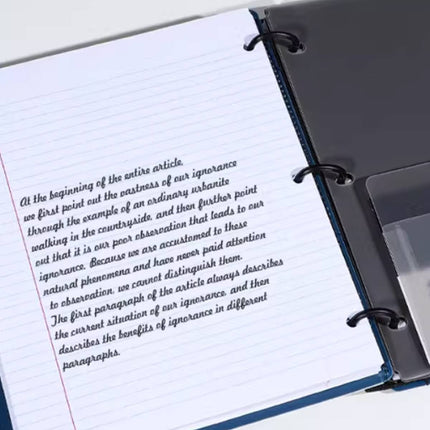 Letter Size 3 Hole Lined Refill Paper 200 Sheets