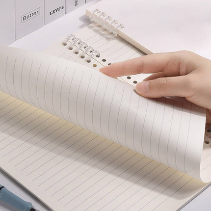 A4 Blank Coil Notebook With 3 Refills Blue Pink Soft Cover
