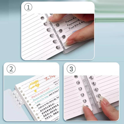 A4 Blank Coil Notebooks 5 Colour Pack Soft Cover 60 Sheets