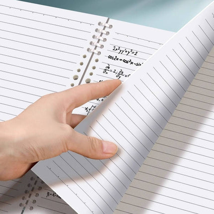 A4 Blank Coil Notebook With 3 Refills Blue Pink Soft Cover