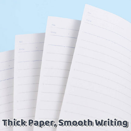 A5 Soft Cover Lined Notebooks 3 Pack Pink Blue 60 Sheets