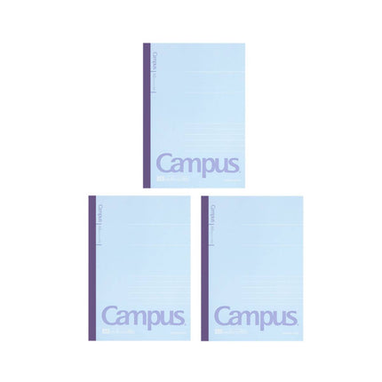A5 Soft Cover Lined Notebooks 3 Pack Pink Blue 60 Sheets