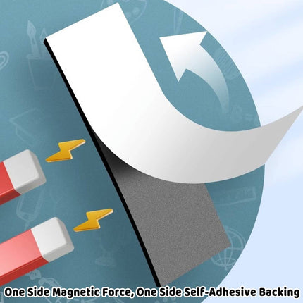 Self Adhesive Soft Magnetic Patches 2x5cm 10 Sheets