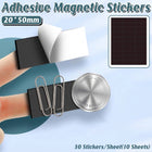 Self Adhesive Soft Magnetic Patches 2x5cm 10 Sheets