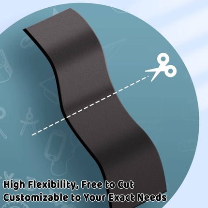 Self Adhesive Soft Magnetic Patches 2x5cm 10 Sheets