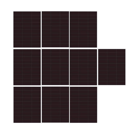 Self Adhesive Soft Magnetic Patches 2x5cm 10 Sheets