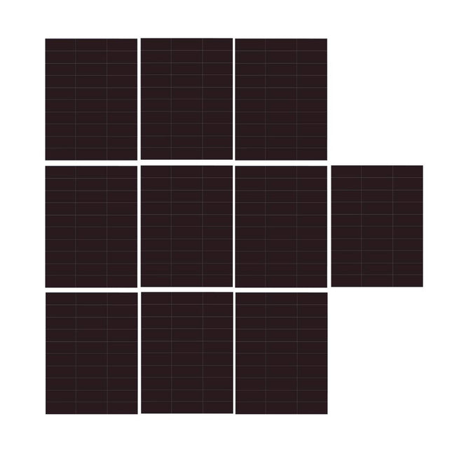 Self Adhesive Soft Holding Patches 2x5cm 10 Sheets