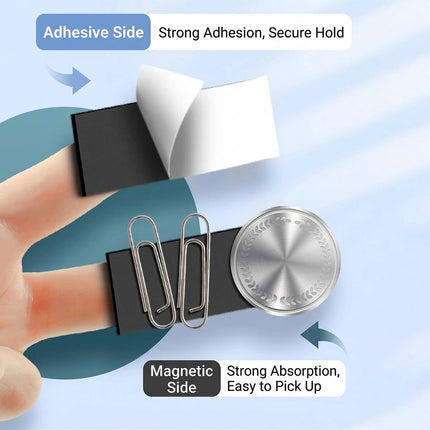 Self Adhesive Soft Magnetic Patches 2x5cm 10 Sheets