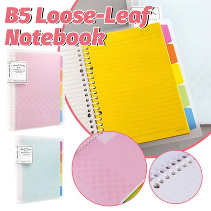 KOKUYO Pastel Cookie B5 Binder Notebook Blue Pink