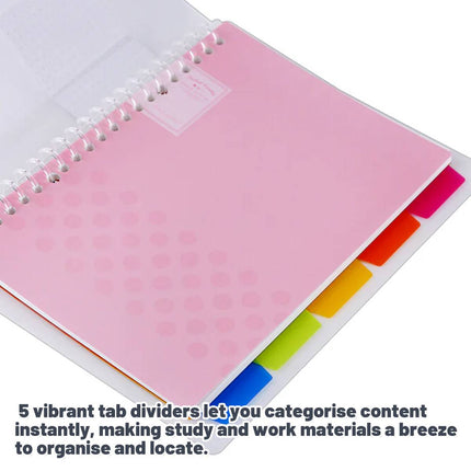 KOKUYO Pastel Cookie B5 Binder Notebook Blue Pink