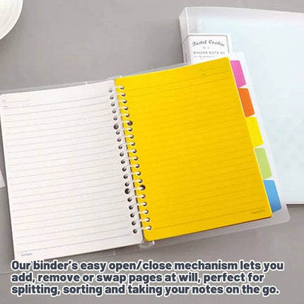 KOKUYO Pastel Cookie B5 Binder Notebook Blue Pink