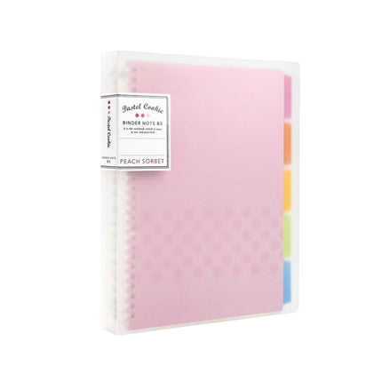 KOKUYO Pastel Cookie B5 Binder Notebook Blue Pink
