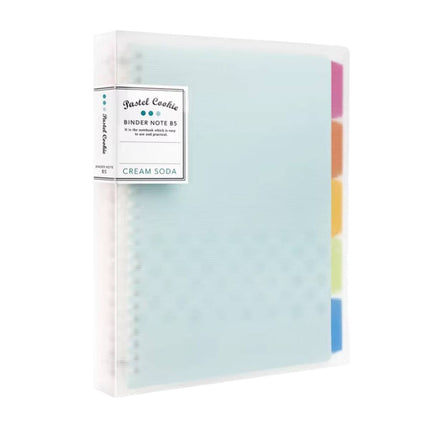 KOKUYO Pastel Cookie B5 Binder Notebook Blue Pink